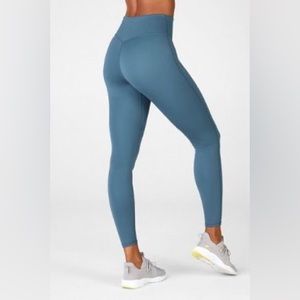 Fabletics Anywhere Motion high-waisted leggings. Size M in Celestial Blue.
